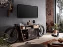 massivum Lowboard Harlow TV-Bank Mango Metall Bild 1