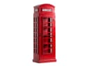 massivum Bücherregal Telefonzelle Rot London Design Vitrine Glasschrank Bild 2