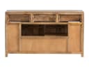 massivum Waschtisch Delhi 130cm Echtholz Badezimmer Schrank Bild 5