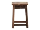 Hocker Chalet-Stil aus Altholz, braun Bild 5