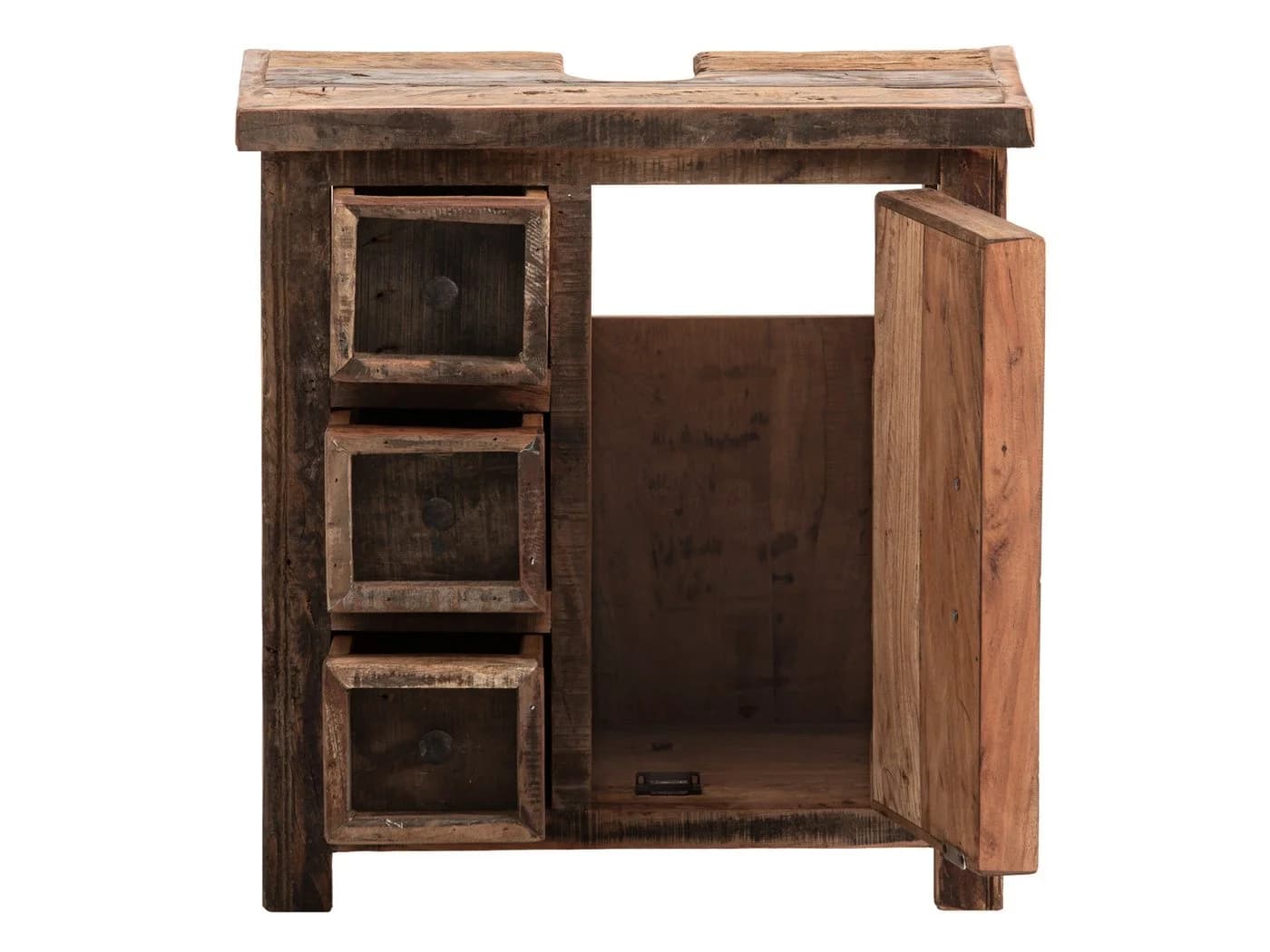 massivum Waschbeckenunterschrank Sumatra Altholz Rustikal Chalet Style - Bild 5