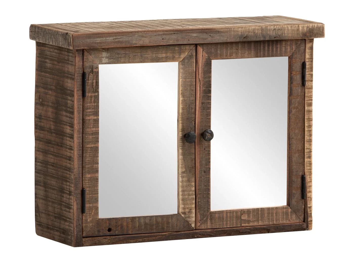 massivum Badezimmerspiegelschrank Sumatra Chalet Style Altholz rustikal - Bild 2
