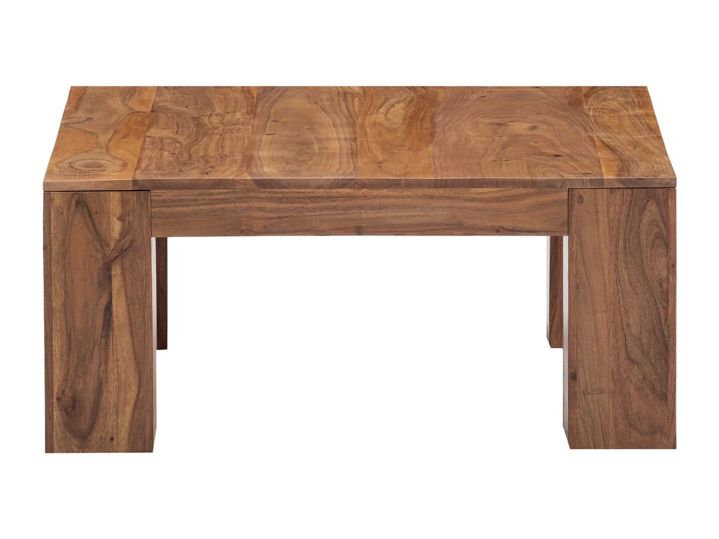 massivum Couchtisch Osbon 90x90 Massivholz Sofatisch Braun - Bild 4