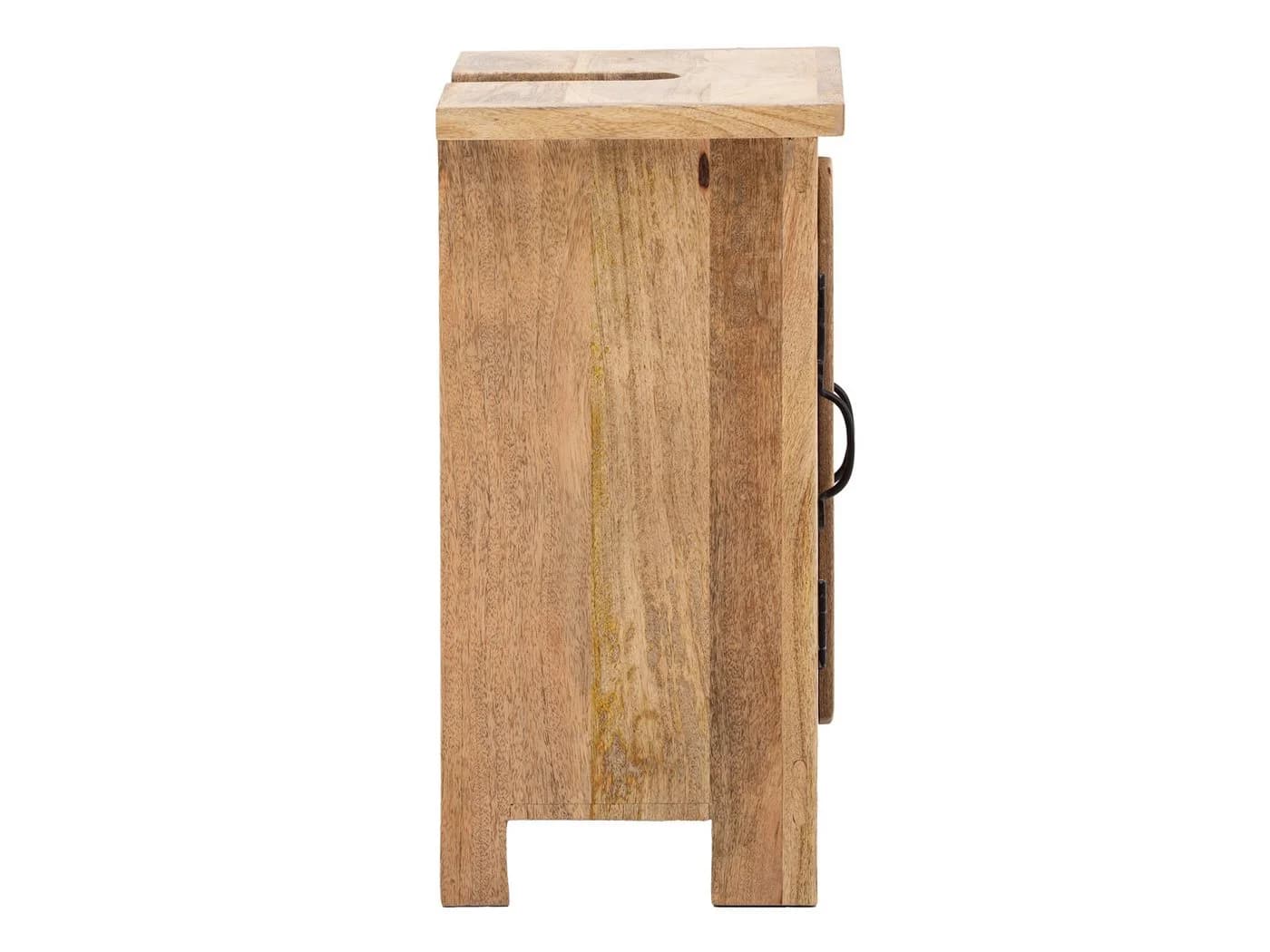 massivum Badunterschrank Santa Cruz Mango Massivholz Natur - Bild 5