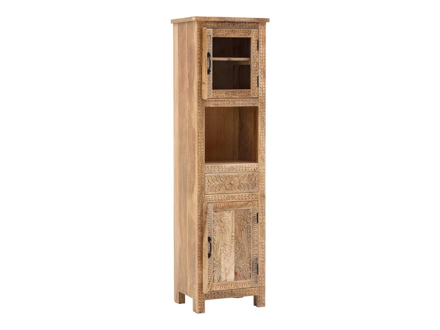 massivum Hochschrank Santa Cruz Badschrank Massivholz Braun - Bild 2