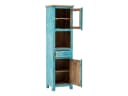 massivum Hochschrank Santa Cruz Massivholz blau Bild 3