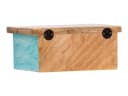 massivum Wandboard Santa Cruz 23 cm Blau Mango Massivholz Bild 3