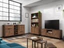 massivum Couchtisch 3er Set Sydney Pinie rustikal braun Bild 1
