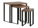 massivum Couchtisch 3er Set Sydney Pinie rustikal braun Bild 2