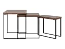 massivum Couchtisch 3er Set Sydney Pinie rustikal braun Bild 4