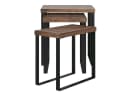 massivum Couchtisch 3er Set Sydney Pinie rustikal braun Bild 5