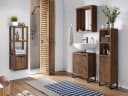 massivum Hochschrank Pinie braun 31x125x25 cm Bild 1