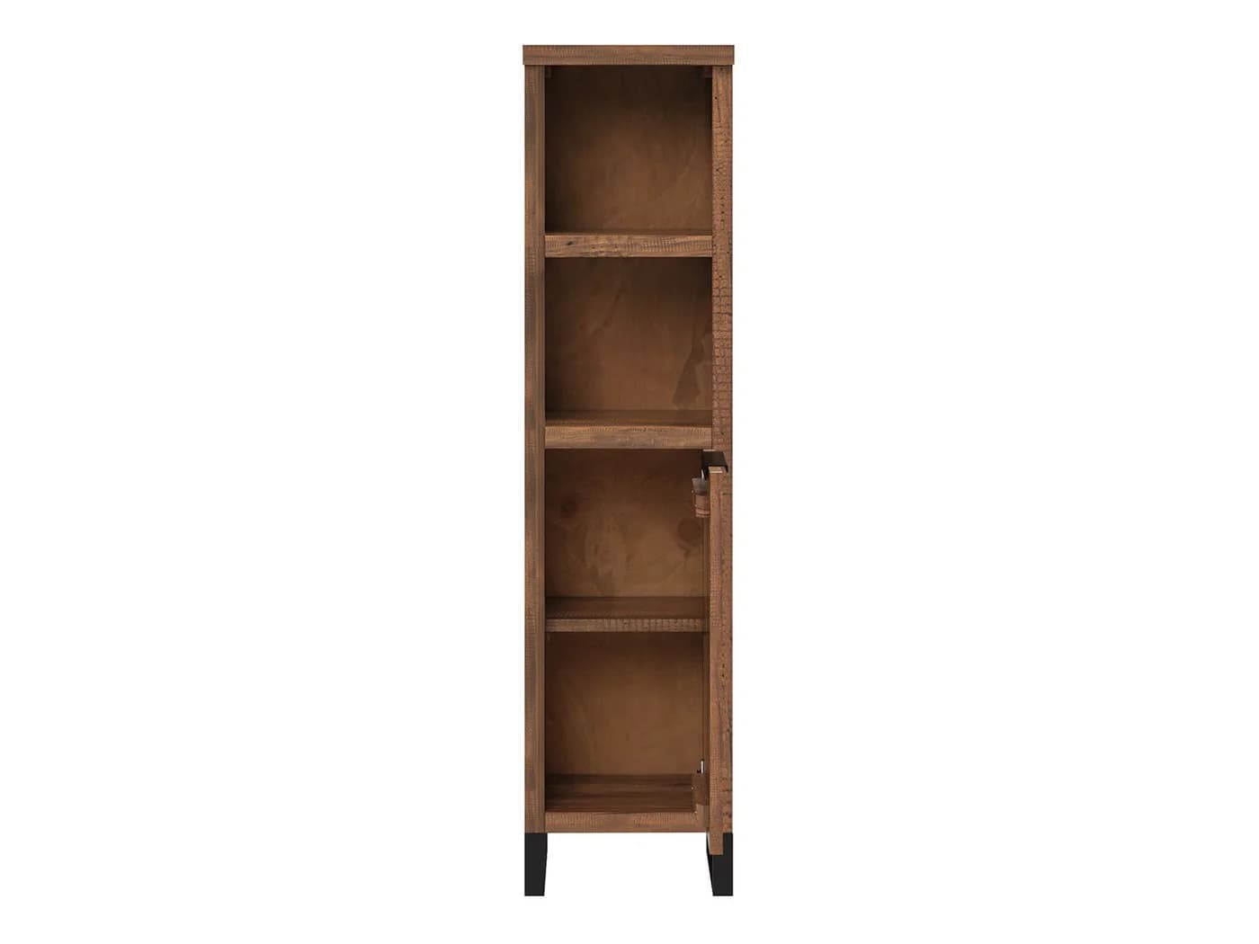 massivum Hochschrank Pinie braun 31x125x25 cm - Bild 3
