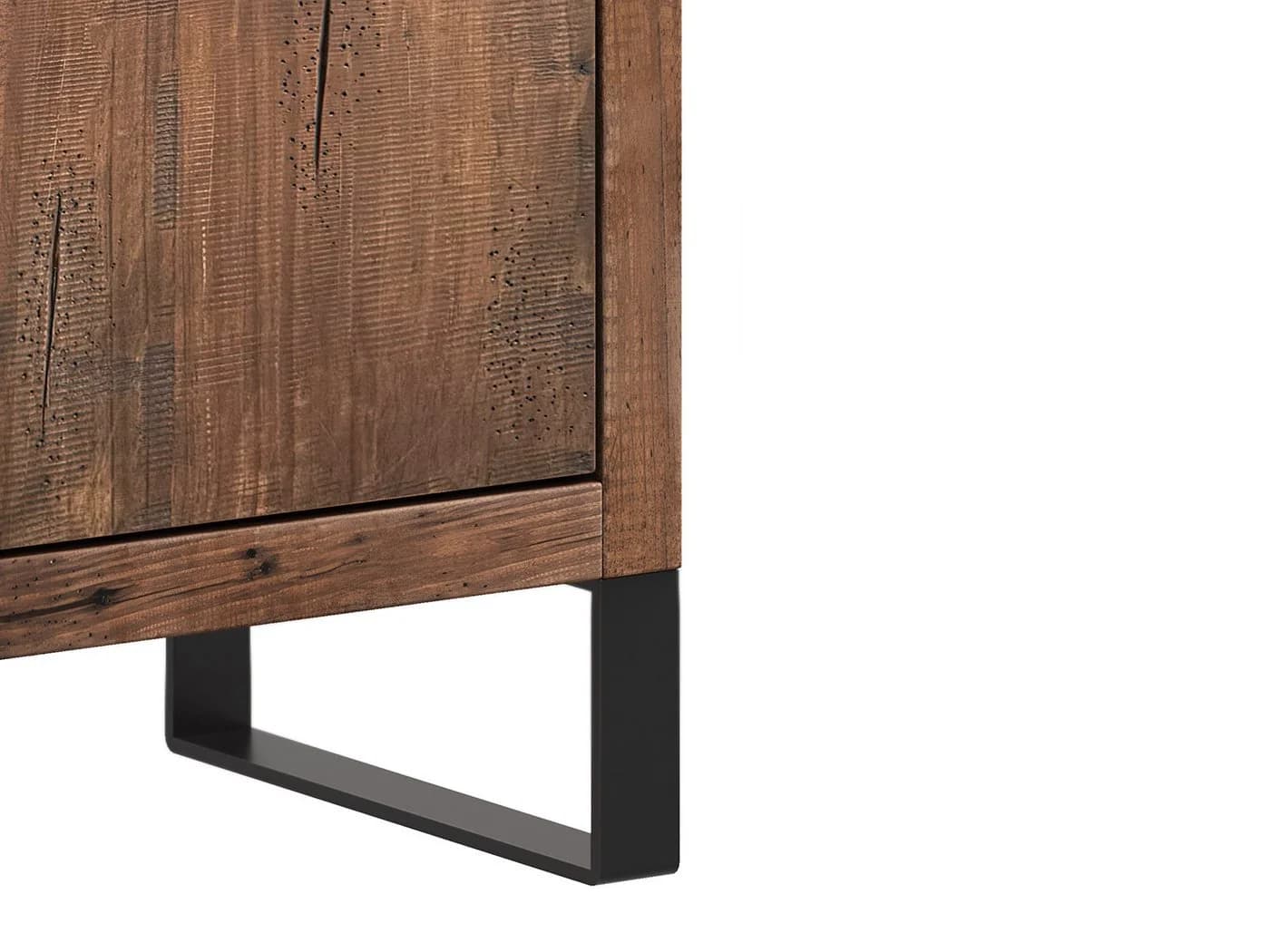 massivum Hochschrank Pinie braun 31x125x25 cm - Bild 4