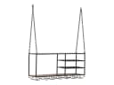 massivum Hängeregal Deckenregal Aro 100x46x30 cm braun Bild 2