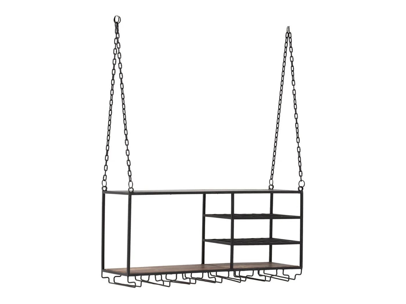 massivum Hängeregal Deckenregal Aro 100x46x30 cm braun - Bild 2