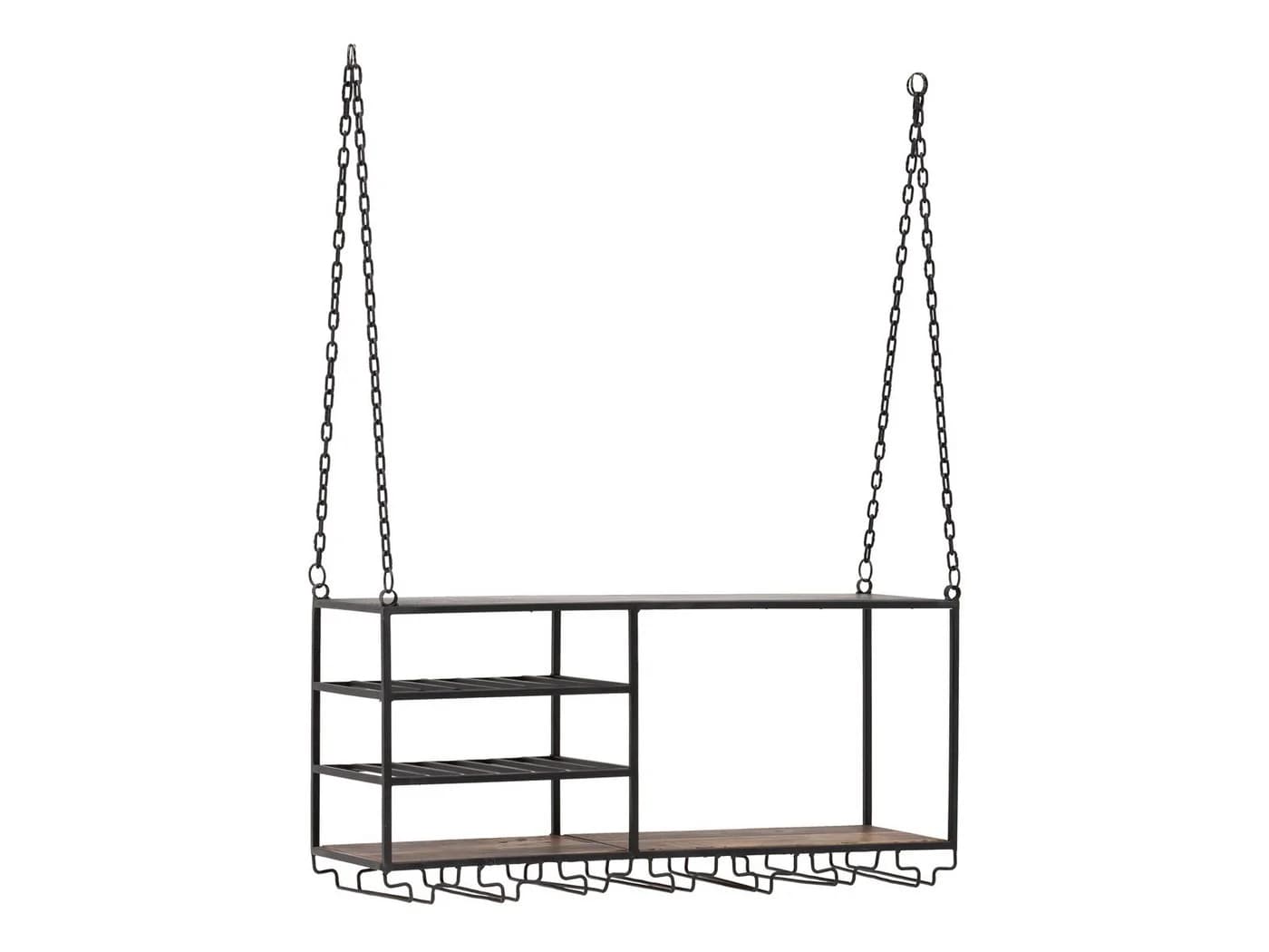 massivum Hängeregal Deckenregal Aro 100x46x30 cm braun - Bild 5
