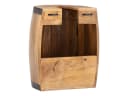 massivum Weinregal Badset Barrel 3-teilig Braun Holz Bild 5