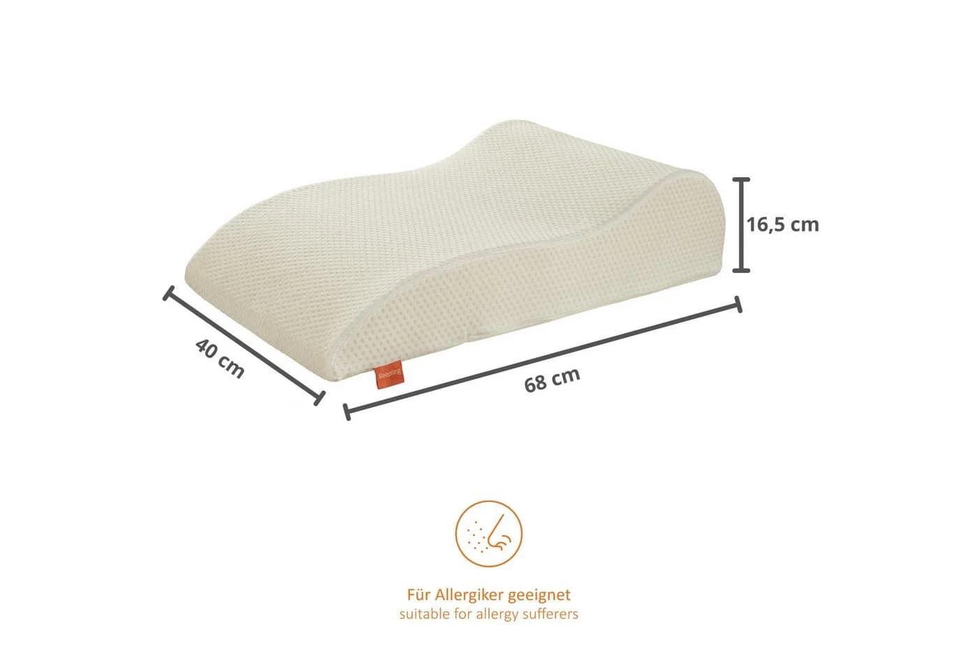 sleepling Venenkissen Weiß - Lagerungskissen für optimale Hochlagerung - Bild 4