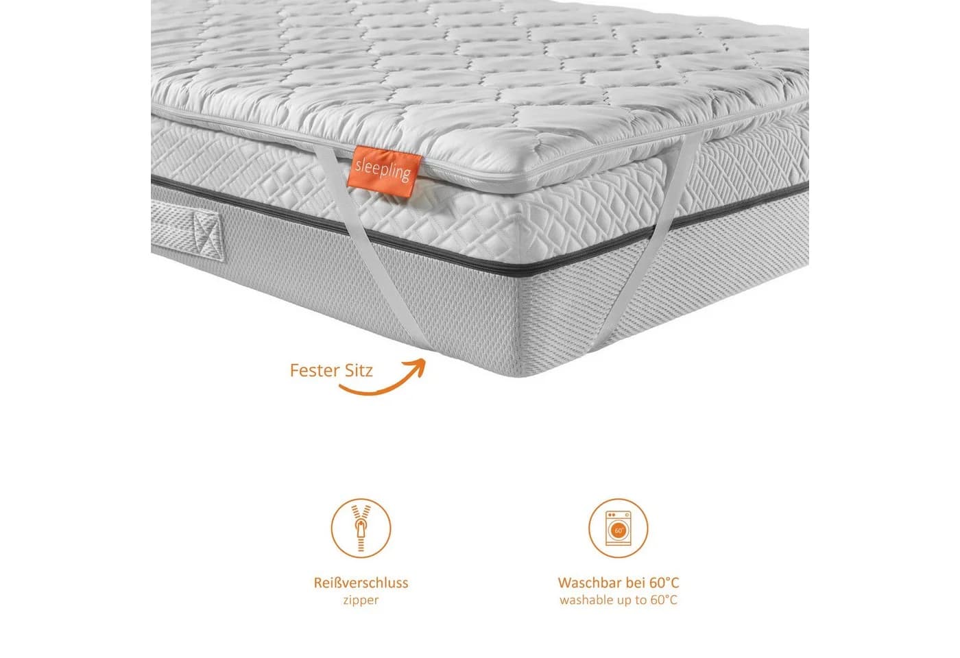 sleepling Kaltschaum Topper 6 cm Matratzenauflage - Bild 5