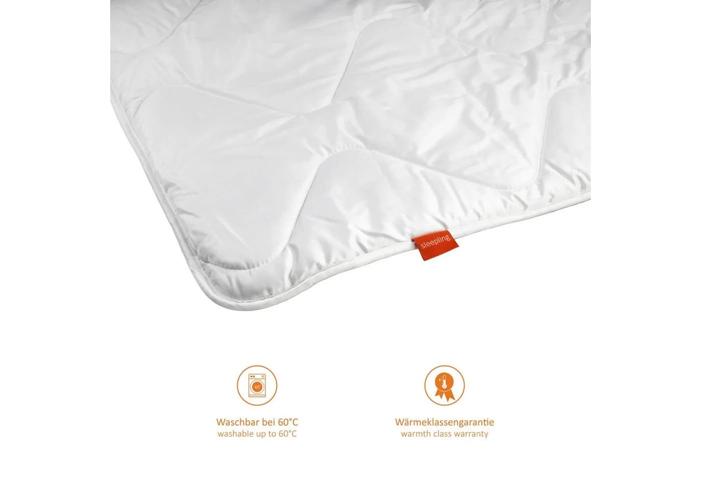 sleepling Microfaserbettdecke Basic 100, 100% Polyester, Allergiker geeignet - Bild 3