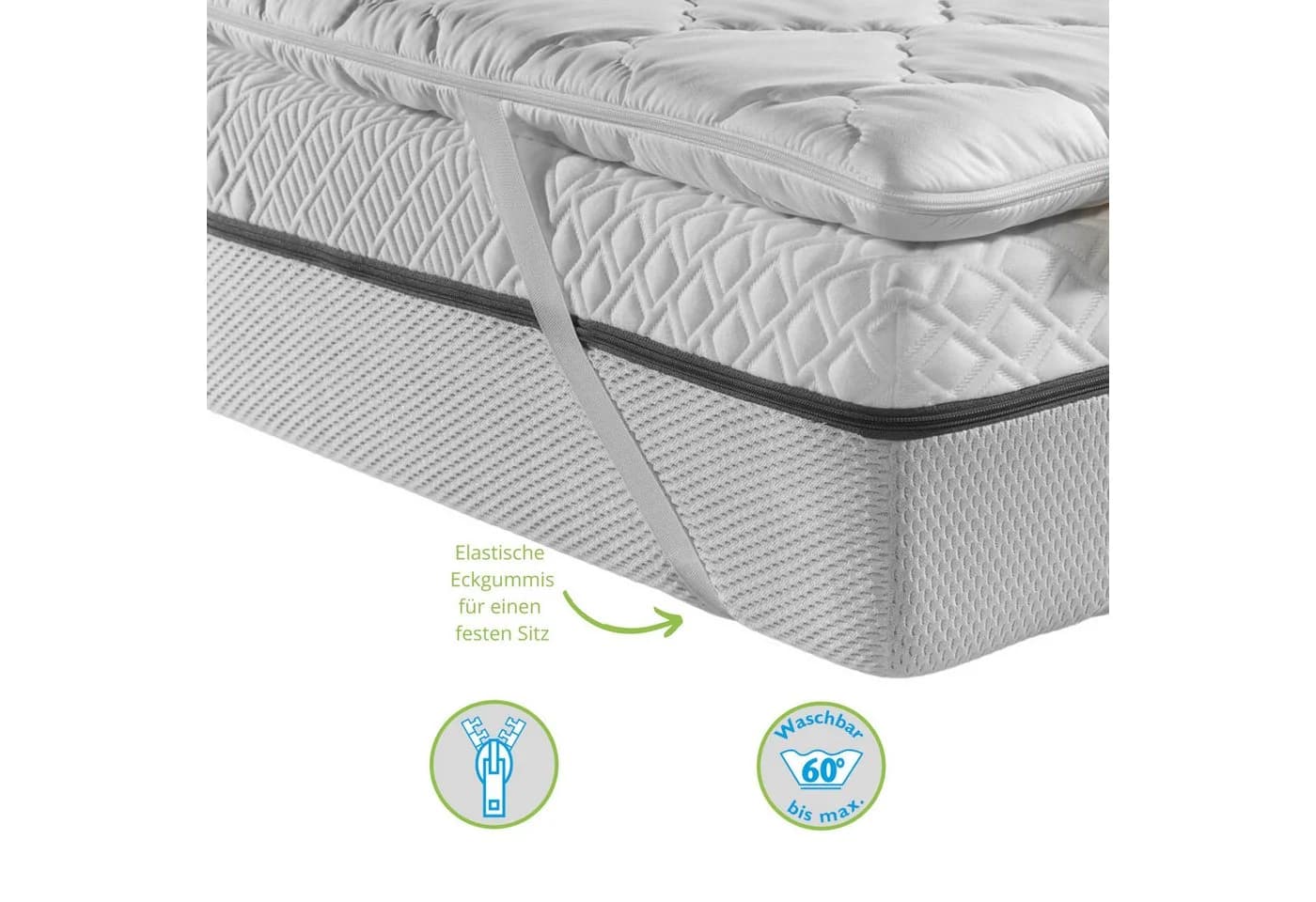 Bodyprotect Topper aus Kaltschaum 6 cm Komfortschaum - Bild 3