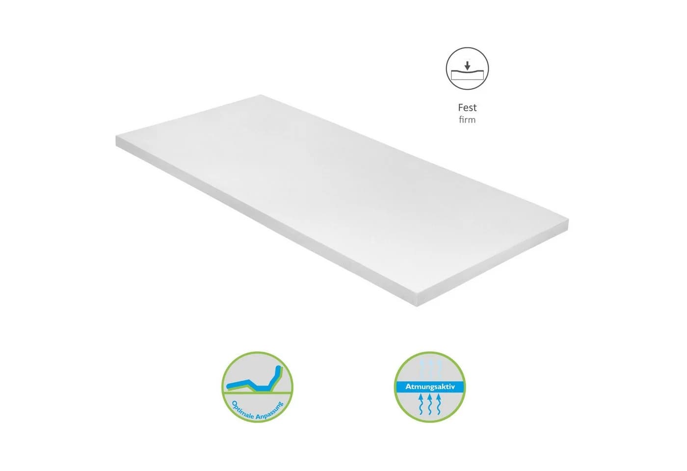 Bodyprotect Topper aus Kaltschaum 6 cm Komfortschaum - Bild 4