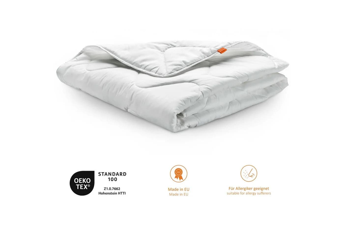 sleepling Microfaserbettdecke Basic 100 Polyester Allergiker