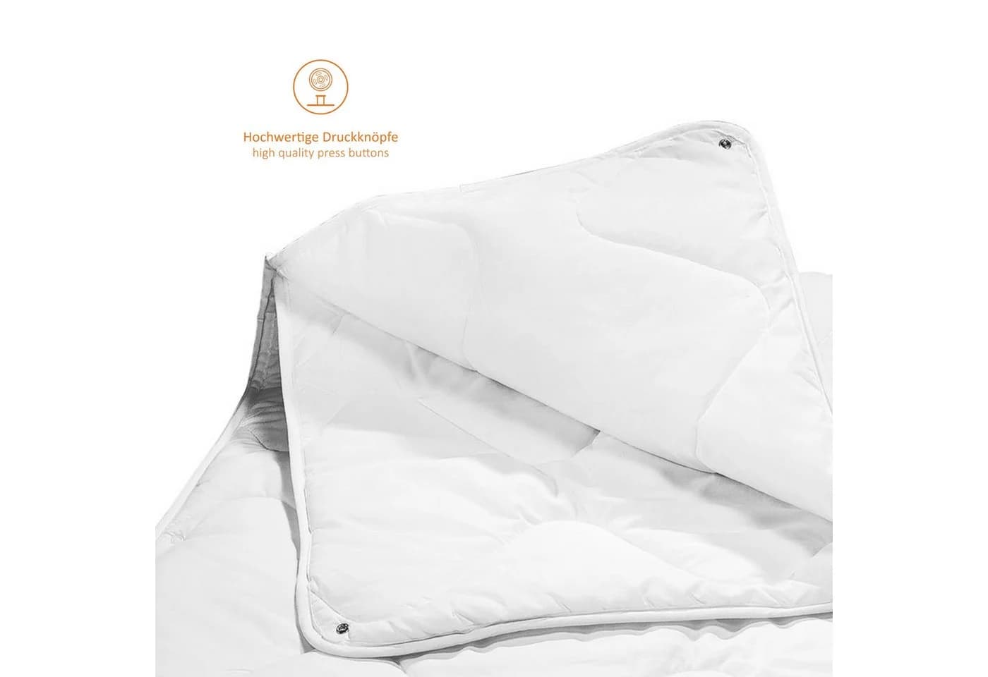 sleepling Babybettdecke und Kinderbettdecke, Polyester, Wellensteppung, 80x80 cm - Bild 3