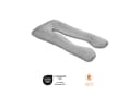 sleepling Stillkissenbezug Bodypillow Grau - Waschbar 60°C Bild 1