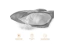 sleepling Stillkissenbezug Bodypillow Grau - Waschbar 60°C Bild 3