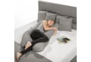 sleepling Stillkissenbezug Bodypillow Grau - Waschbar 60°C Bild 4