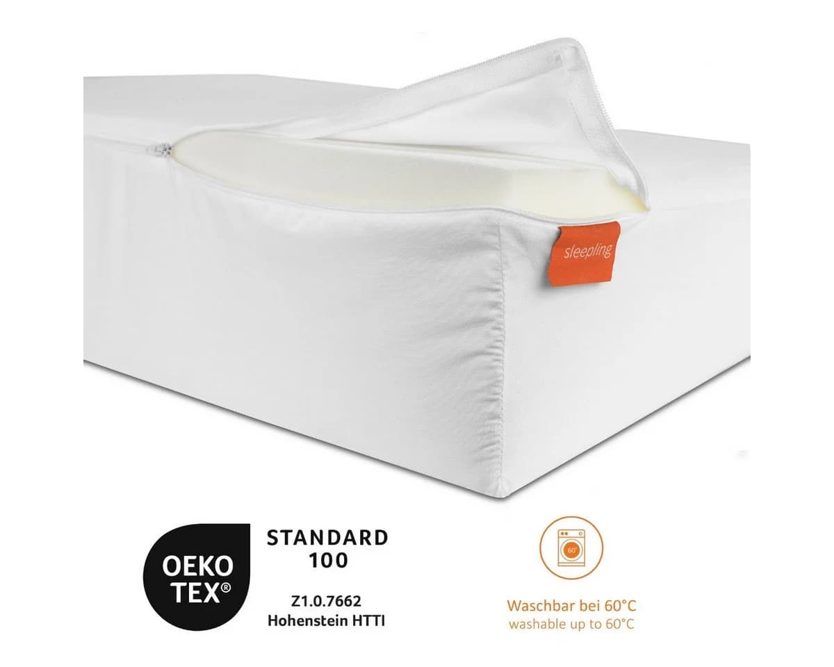 Matratzenkeil und Bücherkissen sleepling, formstabil, atmungsaktiv, druckentlastend, Bezug aus 100% Polyester - Bild 3