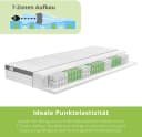 Bodyprotect Taschenfederkernmatratze 520 7-Zonen Weiß Bild 1