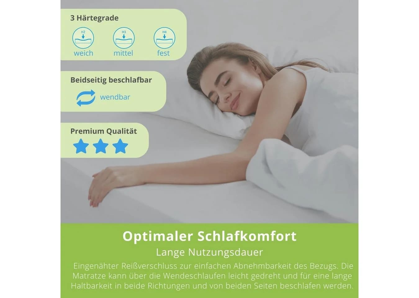 Bodyprotect Taschenfederkernmatratze 520 7-Zonen Weiß - Bild 4