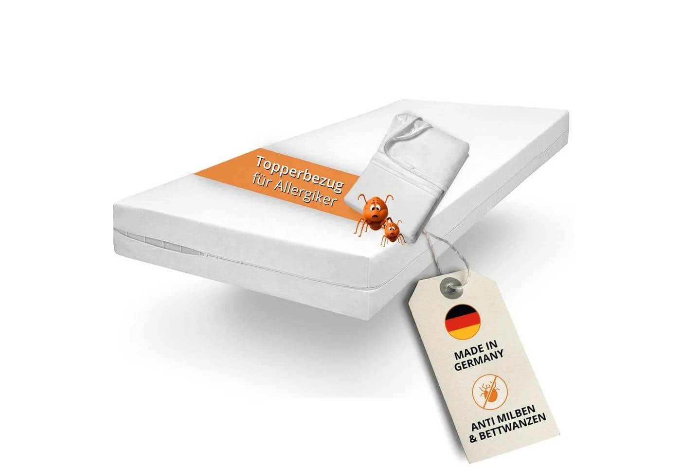 sleepling Matratzenschutzbezug Evolon Encasing Anti-Milben Weiß - Bild 2