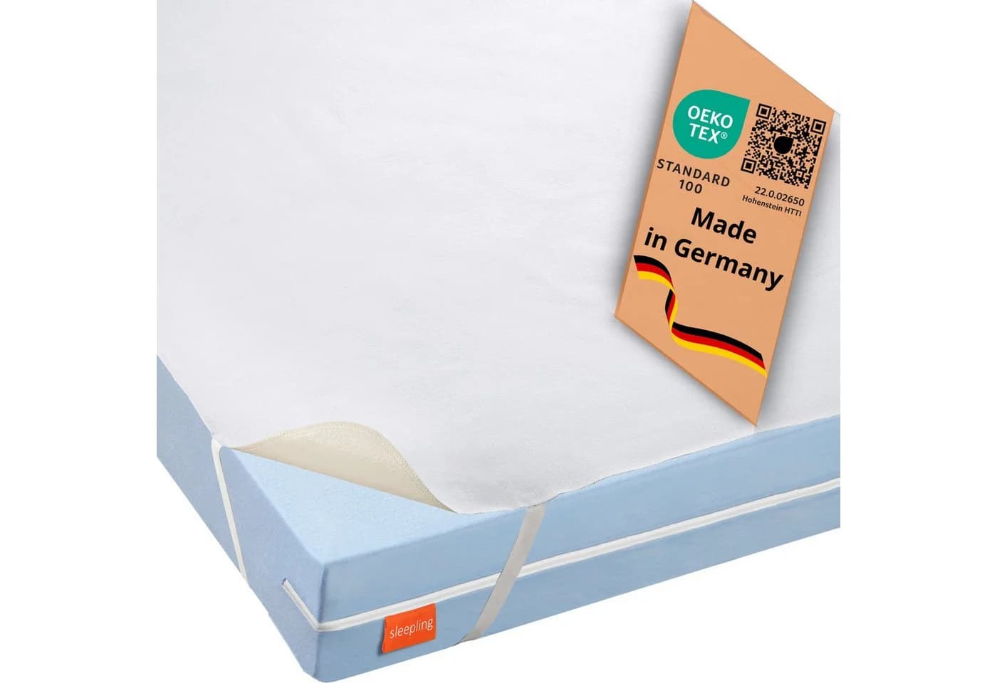 sleepling Matratzenauflage Molton Matratzenschoner Weiß - Bild 2