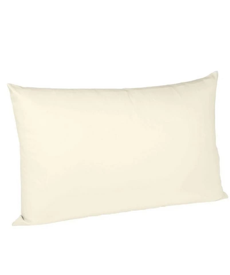 sleepling Kissenhülle Satin Mako-Satin Baumwolle Creme - Bild 2
