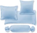 sleepling Kissenhülle Satin Blau Mako-Satin Bild 1