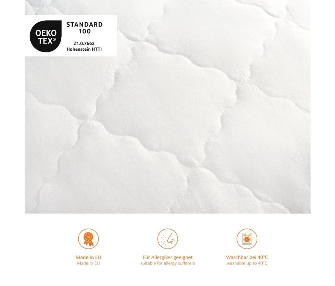 sleepling Bambus Bettdecke 60% Viskose 40% Polyester Baumwolle Vegan - Bild 5