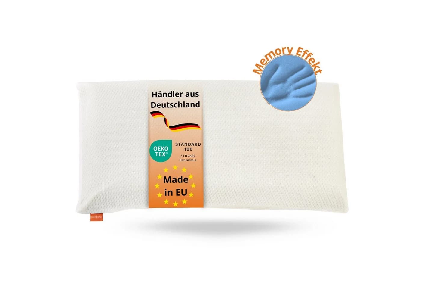 sleepling Orthopädisches Nackenstützkissen Memory Foam Weiß - Bild 2