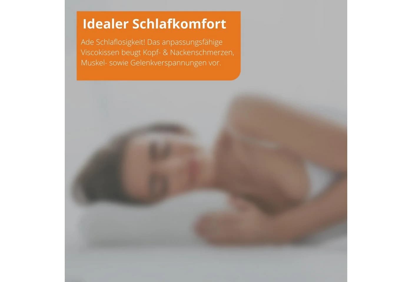 sleepling Nackenstützkissen Memory Foam Visco und Gelschaum - Bild 5