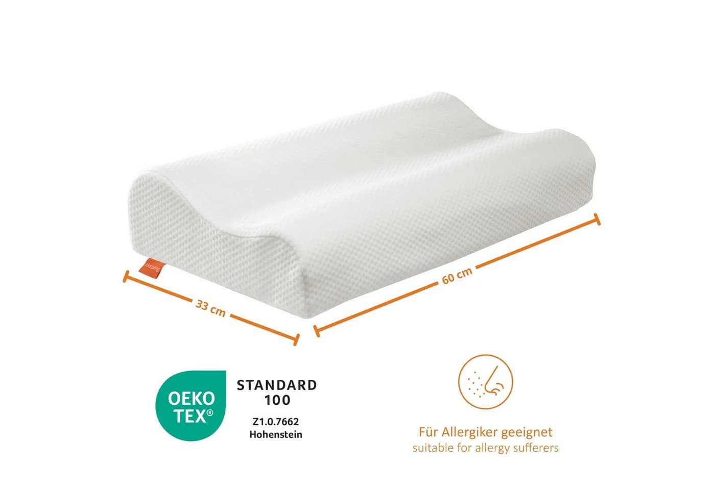 sleepling Nackenstützkissen orthopädisch höhenverstellbar Memory Foam - Bild 3