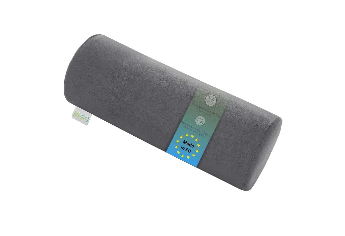 Bodyprotect Nackenrolle Grau Memory Foam Orthopädisches Kissen - Bild 2