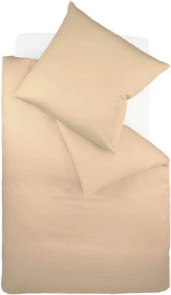 sleepling Bettwäsche Satin 100% Baumwolle Beige - Bild 2