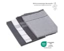liebling Geschirrtuch 4er Pack Anthrazit 100% Baumwolle Bild 3