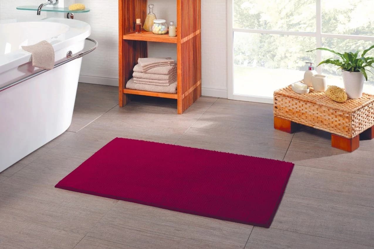 liebling Badematte cyclam Polyester Fußbodenheizung geeignet Antirutsch