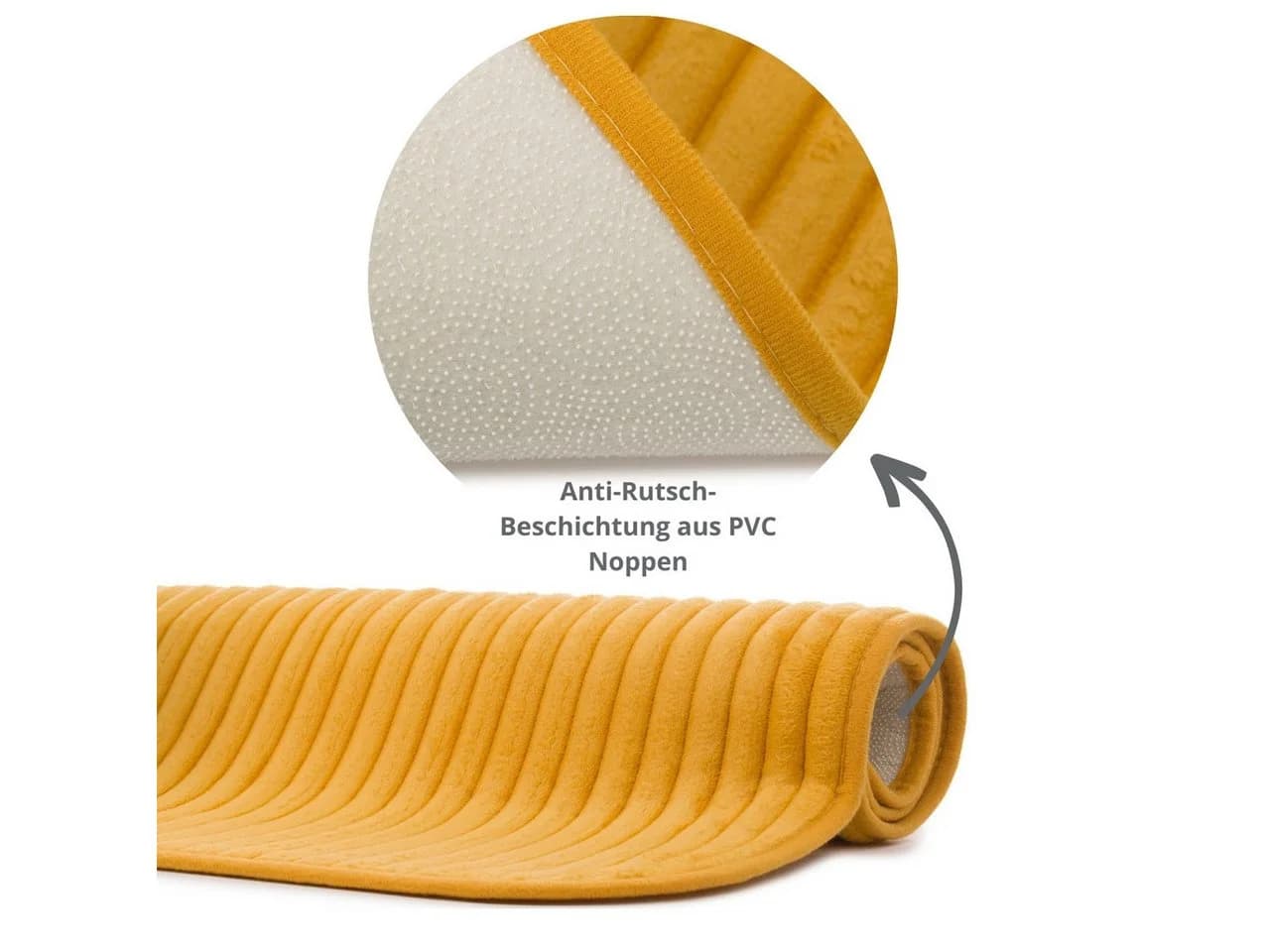 liebling Badematte Badvorleger Polyester Rutschfest Quadratisch - Bild 4