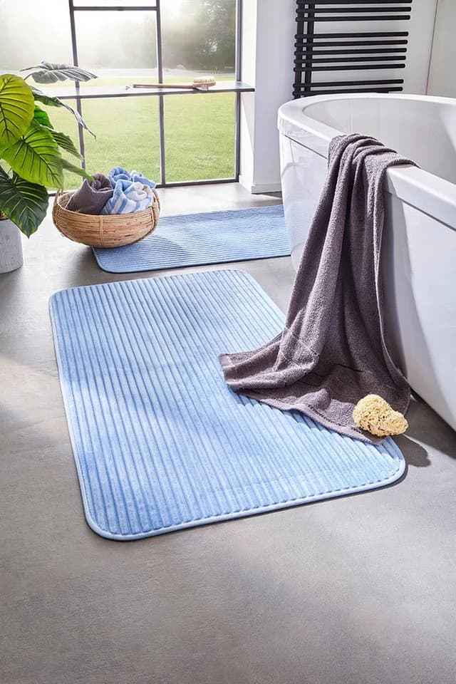liebling Badematte Badvorleger Polyester quadratisch rutschhemmend