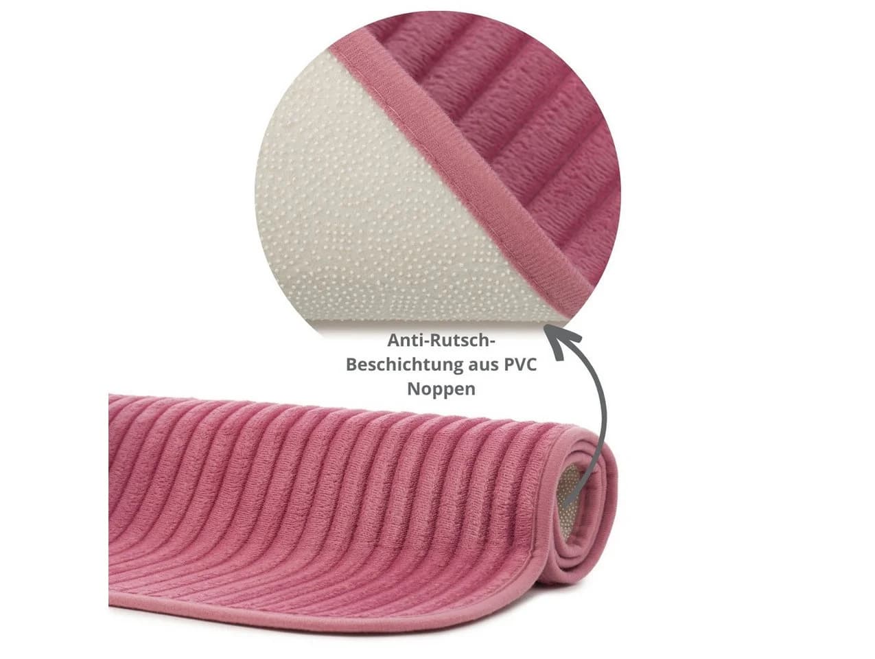 liebling Badematte Badvorleger Polyester quadratisch rutschhemmend - Bild 4